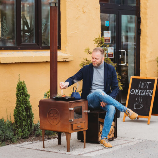 GrillSymbol puuküttel kamin-pliit Amigo SUPERPAKKUMINE