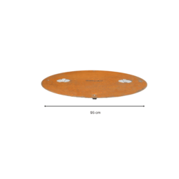 GrillSymbol Lucas lõkkealuse kaas corten