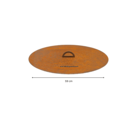 GrillSymbol Lucas Mini lõkkealuse kaas corten