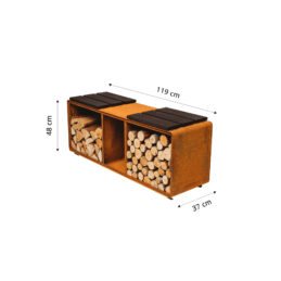GrillSymbol полка для дров Enzo Rack-L