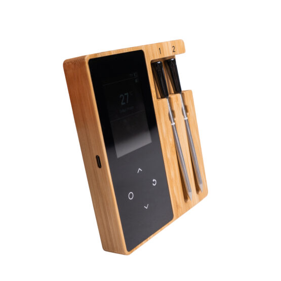 GrillSymbol nutikas juhtmevaba lihatermomeeter, 2 sondiga GrillSymbol nutikas juhtmevaba lihatermomeeter, 2 sondiga