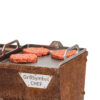 GrillSymbol burgeripressi ja Plancha komplekt inox