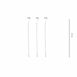 GrillSymbol šašlõkivardad 37 cm x 3 tk