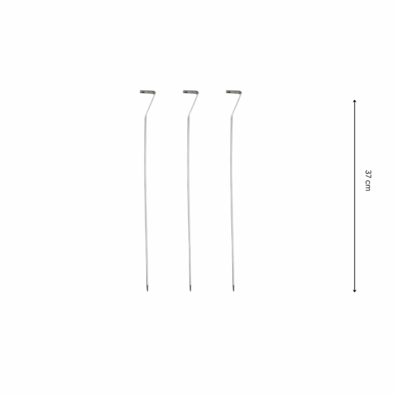 GrillSymbol šašlõkivardad 37 cm x 3 tk