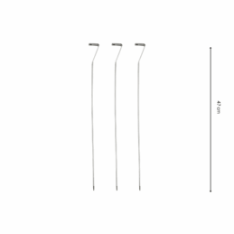 GrillSymbol šašlõkivardad 47 cm x 3 tk