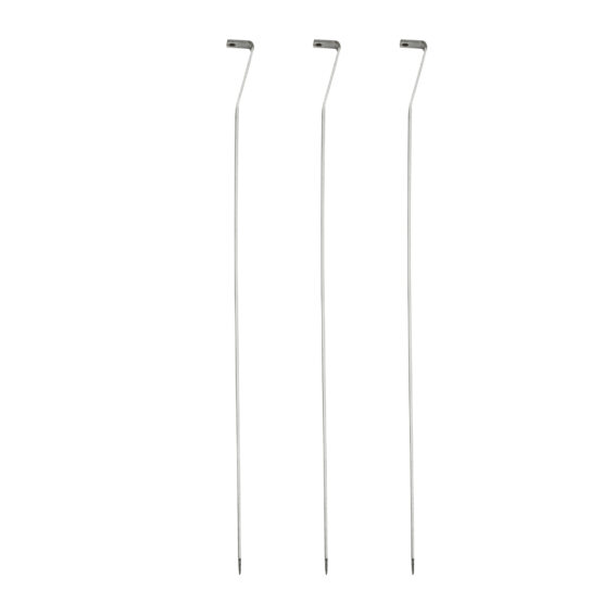 GrillSymbol šašlõkivardad 77 cm x 3 tk