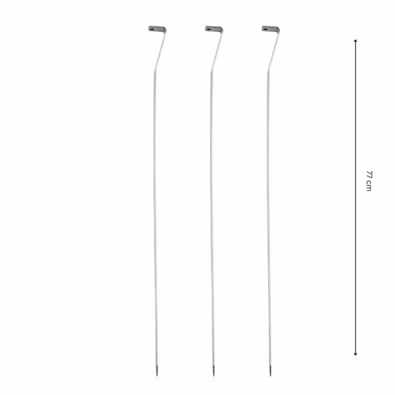 GrillSymbol šašlõkivardad 77 cm x 3 tk
