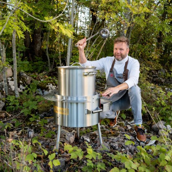GrillSymbol gaasigapõletiga supikatel Soup Station - 36 liitrit