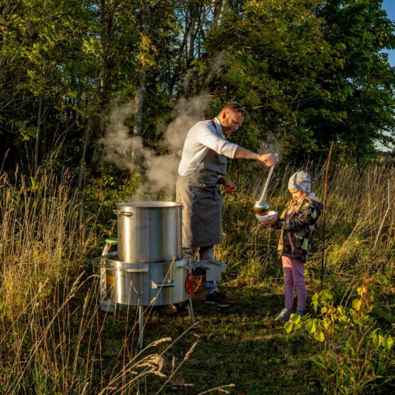 GrillSymbol gaasipõletiga supikatel Soup Station 70 liitrit