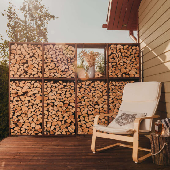 Grillsymbol полка для дров WoodStock Wall L Grillsymbol полка для дров WoodStock Wall L