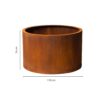 Petteri Wiimaa Corten lillepott Mia 3XL Petteri Wiimaa Corten lillepott Mia 3XL