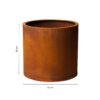 Petteri Wiimaa Corten lillepott Myy-XL Petteri Wiimaa Corten lillepott Myy-XL