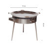 OUTLET GrillSymbol gaasipõletiga grillpann PRO-960 inox