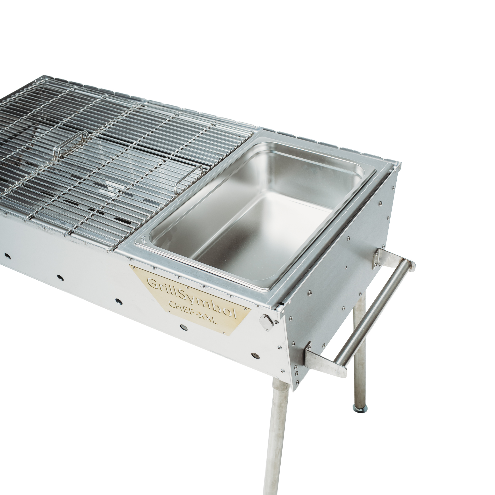 GrillSymbol söegrill Naked Chef XXL Silver GrillSymbol söegrill Naked Chef XXL Silver