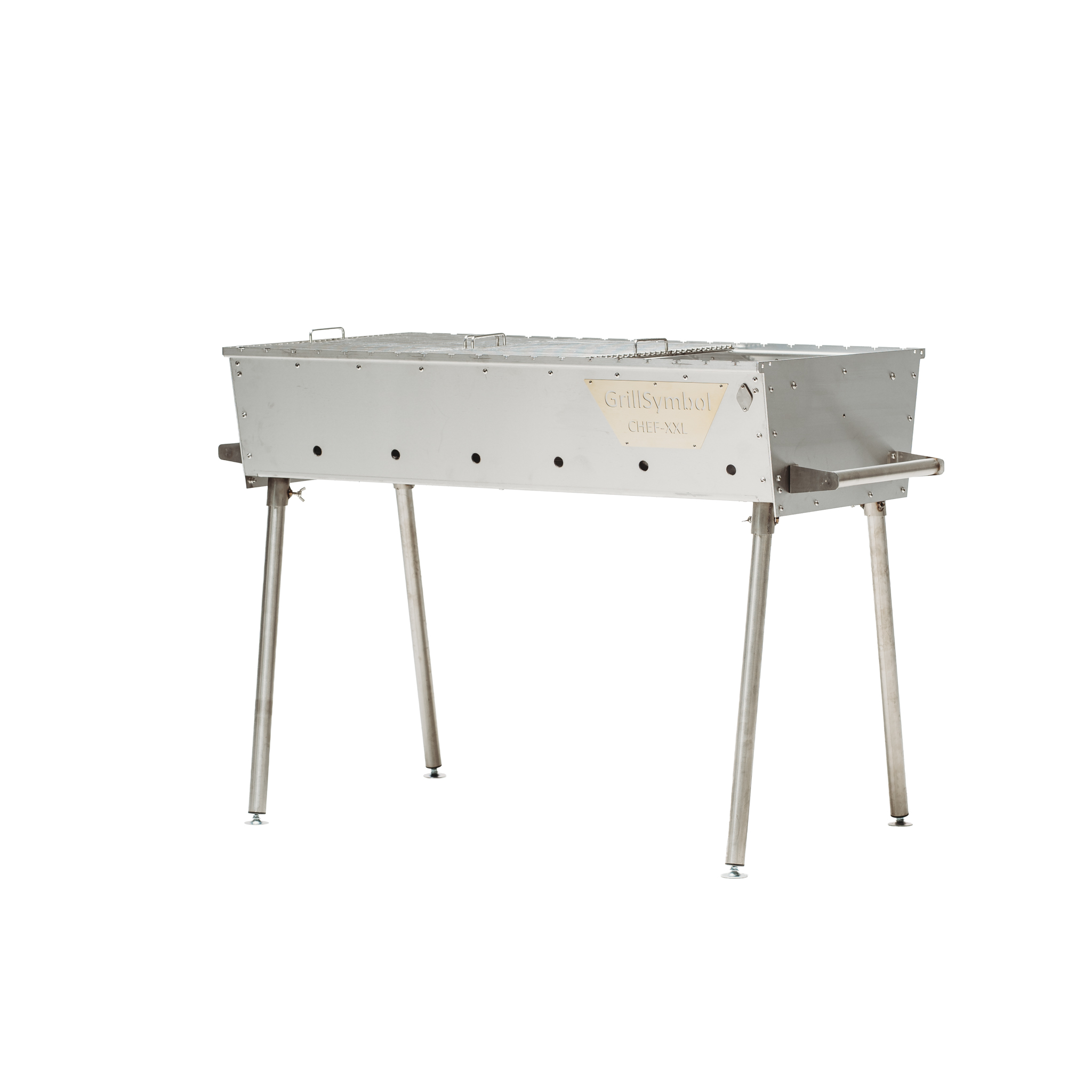 GrillSymbol söegrill Naked Chef XXL Silver GrillSymbol söegrill Naked Chef XXL Silver